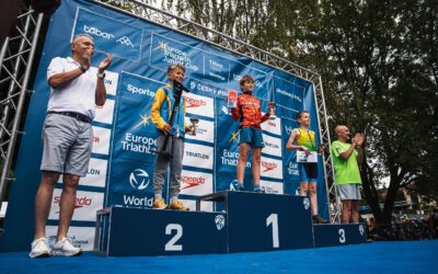 Čtyři medaile z Táborského triatlonového festivalu